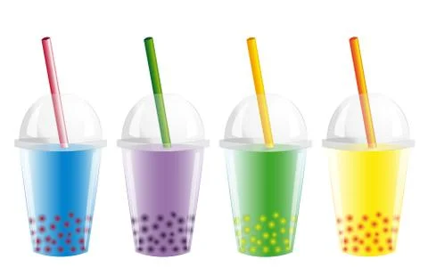 Bubble tea Illustrazione stock