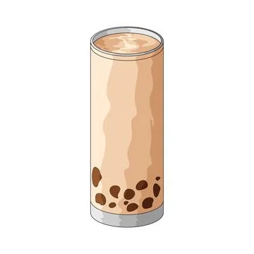Bubble tea illustration Stock Illustration