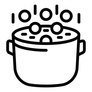 Bubble tea prepare icon outline vector. Asian balls beverage Illustrazione stock