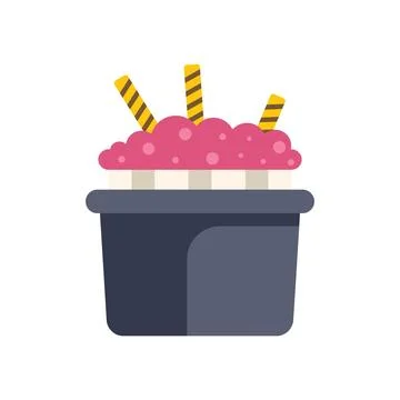 Bubble tea is a refreshing drink with a unique texture Stock Illustration