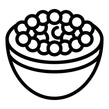 Bubble tea shake icon outline vector. Tapioca pearls smoothie Illustrazione stock