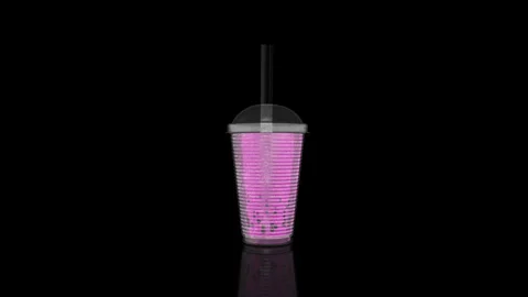 Bubble Tea turns on itself Stock Footage 243716437
