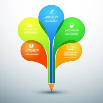 Bubble template Stock Illustration