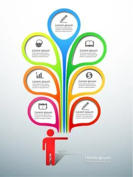 Bubble template Stock Illustration