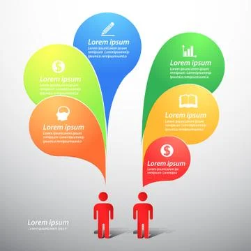 Bubble template Stock Illustration