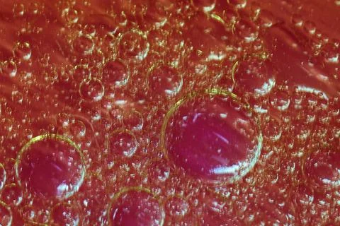 Bubble texture pattern in a orange pink pattern Stock Photos