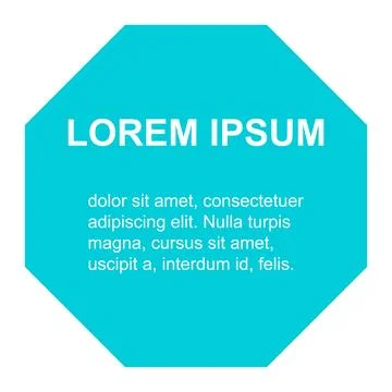 Bubble title shape, banner geometric design icon,  modern frame vector illust Stock Illustration