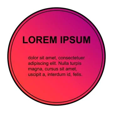 Bubble title shape, banner geometric design icon,  modern frame vector illust Stock Illustration