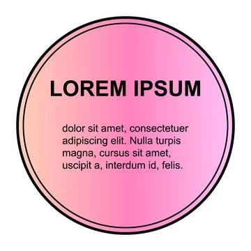 Bubble title shape, banner geometric design icon,  modern frame vector illust Stock Illustration