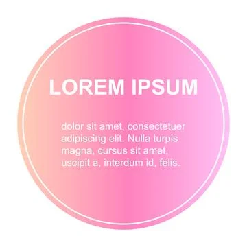 Bubble title shape, banner geometric design icon,  modern frame vector illust Stock Illustration