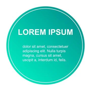 Bubble title shape, banner geometric design icon,  modern frame vector illust Stock Illustration