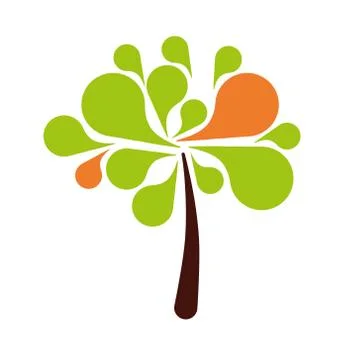 Bubble tree Illustrazione stock