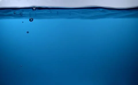 Bubble under water back ground Copy space Foto stock