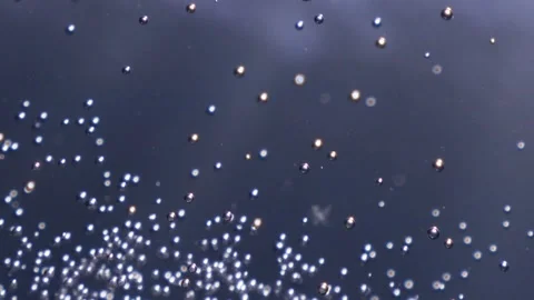 Bubble underwater ocean scenery of bubbles for backround textures Stock Footage 175696884