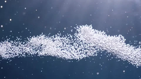 Bubble underwater ocean scenery of bubbles for backround textures Video stock 175782423