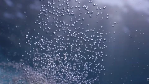 Bubble underwater ocean scenery of bubbles for backround textures Video stock 175786206