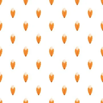 Bubble waffle ice cream cones seamless pattern background Stock Illustration