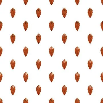 Bubble waffle sweet dessert flat seamless pattern イラスト素材
