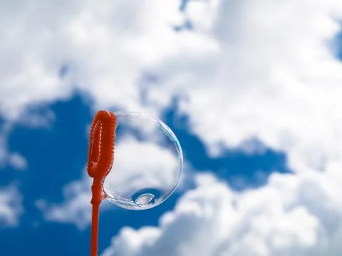 Bubble wand Foto stock