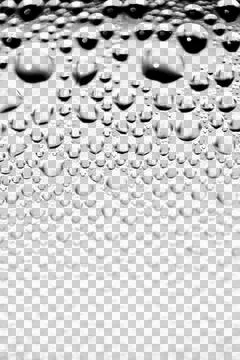 Bubble Water Drop Overlay  Texture Realistic Wet イラスト素材