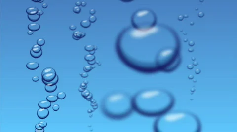 Bubble on water Video stock 821870