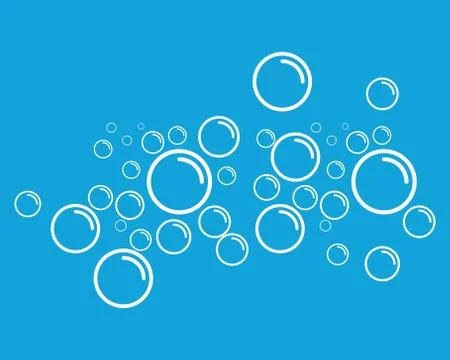 Bubble water vector illustration Stock Illustration