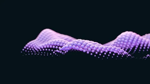 Bubble wave surface, seamless looping Stock Footage 296126074