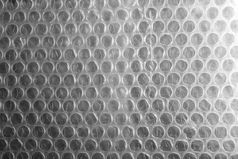 Bubble wrap, close-up background photo Stock Photos