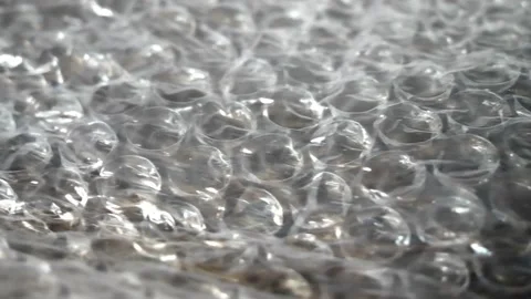 Bubble wrap close-up. Stock Footage 170834328