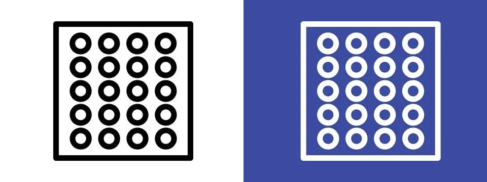 Bubble Wrap Icon Perfect for Shipping and Packaging Safety Designs Illustrazione stock