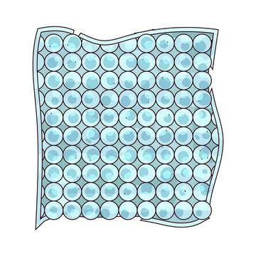 Bubble Wrap illustration Stock Illustration
