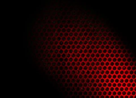 Bubble wrap lit by red light Stock Photos
