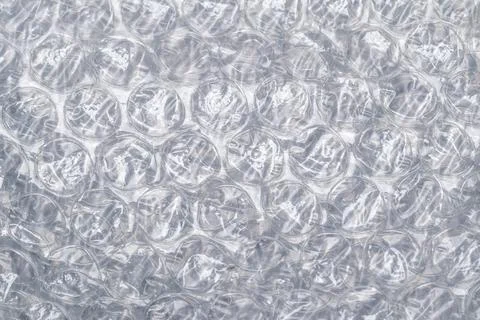 Bubble wrap macro photo with selective focus. Stock Photos