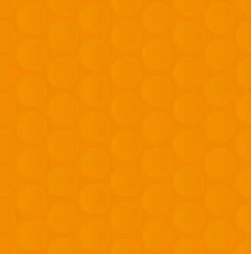 Bubble Wrap. Orange Neutral Seamless Pattern for Modern Design in Flat Style. Stock Illustration