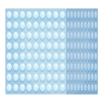 Bubble wrap protecting fragile items during shipping Stock Illustration