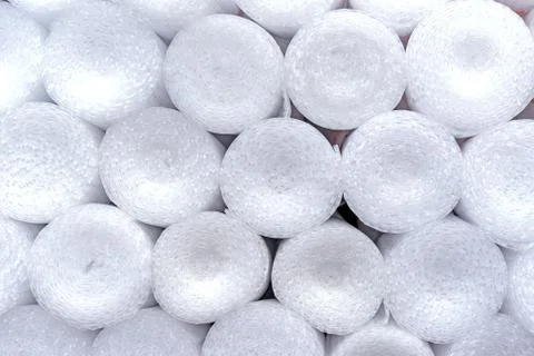 Bubble wrap in rolls. Background of bubble wrap. Stock Photos