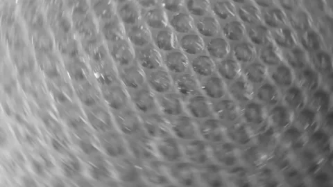 The bubble wrap rotates quickly Stock Footage 130634008