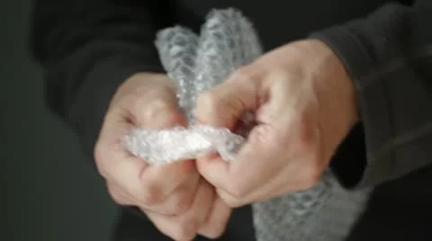 Bubble Wrap Stress Stock Footage 22797284