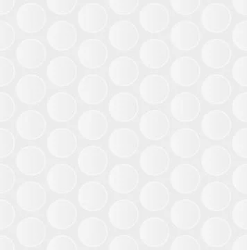Bubble Wrap. White Neutral Seamless Pattern for Modern Design in Flat Style. Stock Illustration