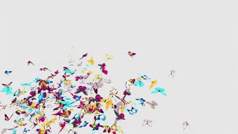 Bubbles 3D Render, With Alpha Channel Stock Footage 280507740