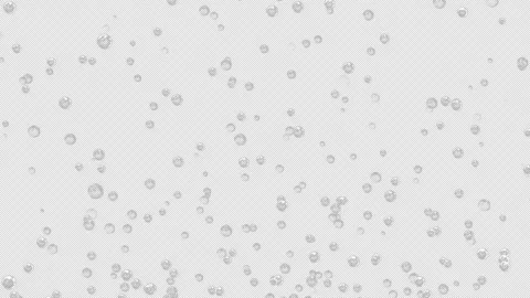 Bubbles, 3D render, Loop With Alpha Channel Stock Footage 276304618
