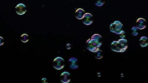 Bubbles-4k-120fps-Sequence Stock Footage 245032237