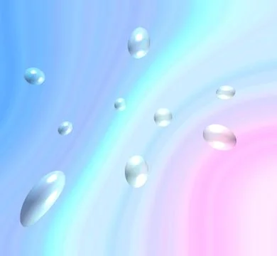 Bubbles abstract background Stock Illustration