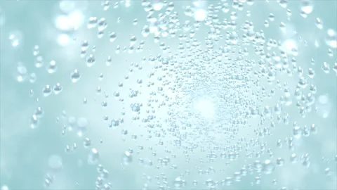 Bubbles air swirling Stock Footage 151070805