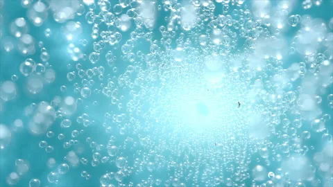 Bubbles air swirling Stock Footage 151240643
