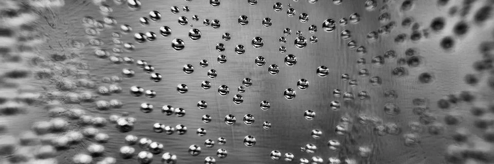 Bubbles of air in the water. 스톡 사진