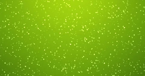 Bubbles and particles rise to the surface on green gradient background, nature Stock Footage 280185071
