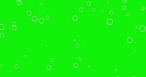 Bubbles and particles rise to the surface on chroma key green screen gradient Stock Footage 292906400