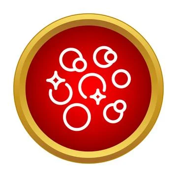 Bubbles and sparkles cleansing icon design Stock Illustration