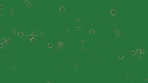 Bubbles on a and water with droplets figure Stock Footage 336049811